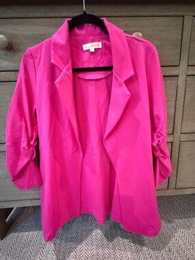 Dear Scarlett Pink Suit Jacket